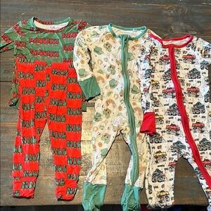 Kids Festive One Piece Pajama Set